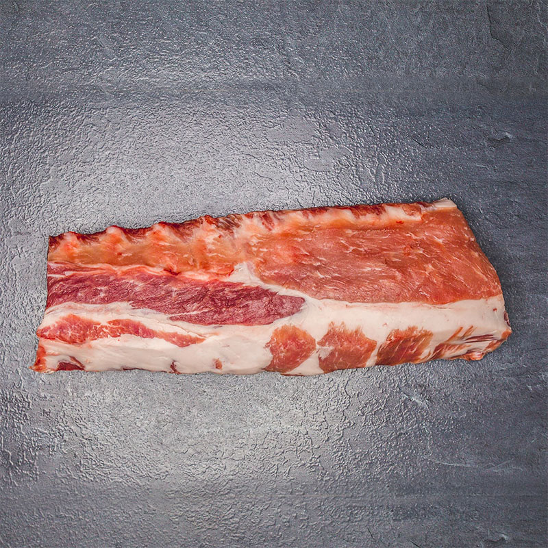 Baby Back Ribs baby back ribs su ripiano scuro